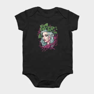 Goth Darkness is the Light Baby Bodysuit
